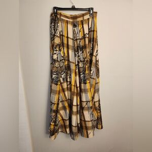 Moon Orchid Paisley Skirt